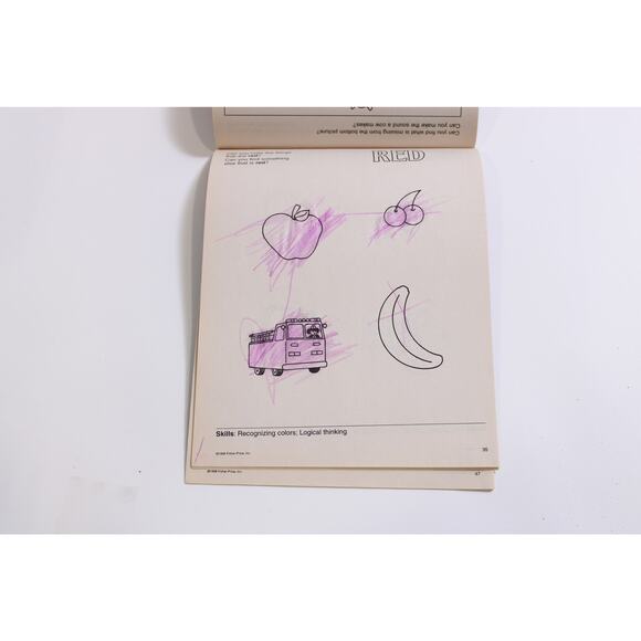 Fisher-Price, Toddler Learning Pad, 1998, Children's Activity, ~ 250407-WH 345 - Picture 3 of 4